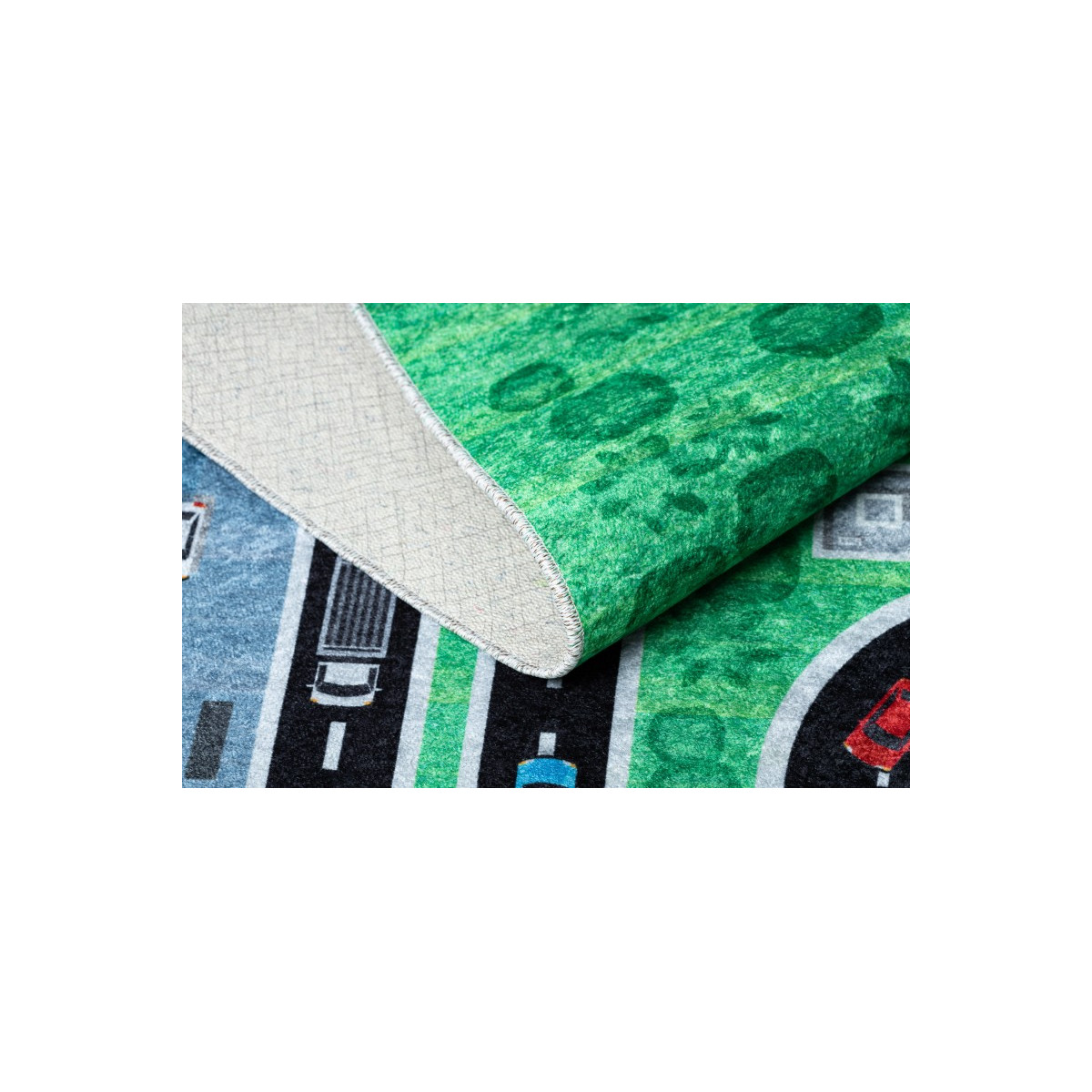 Covor pentru camera copiilor de culoare verde