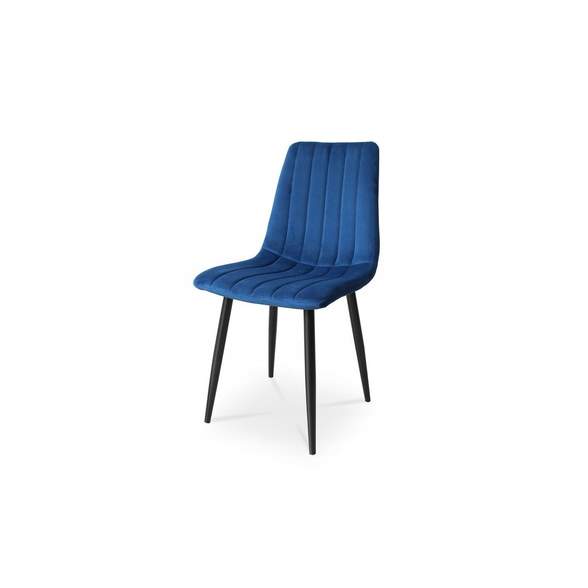 Scaune moderne pentru dining de culoare albastră