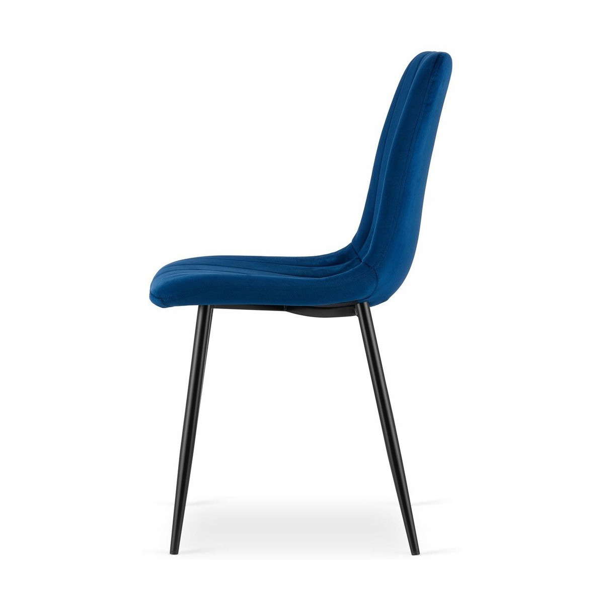Scaune moderne pentru dining de culoare albastră