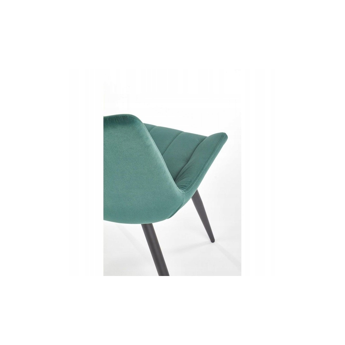 Scaunele din velur pentru dining în culoarea verde