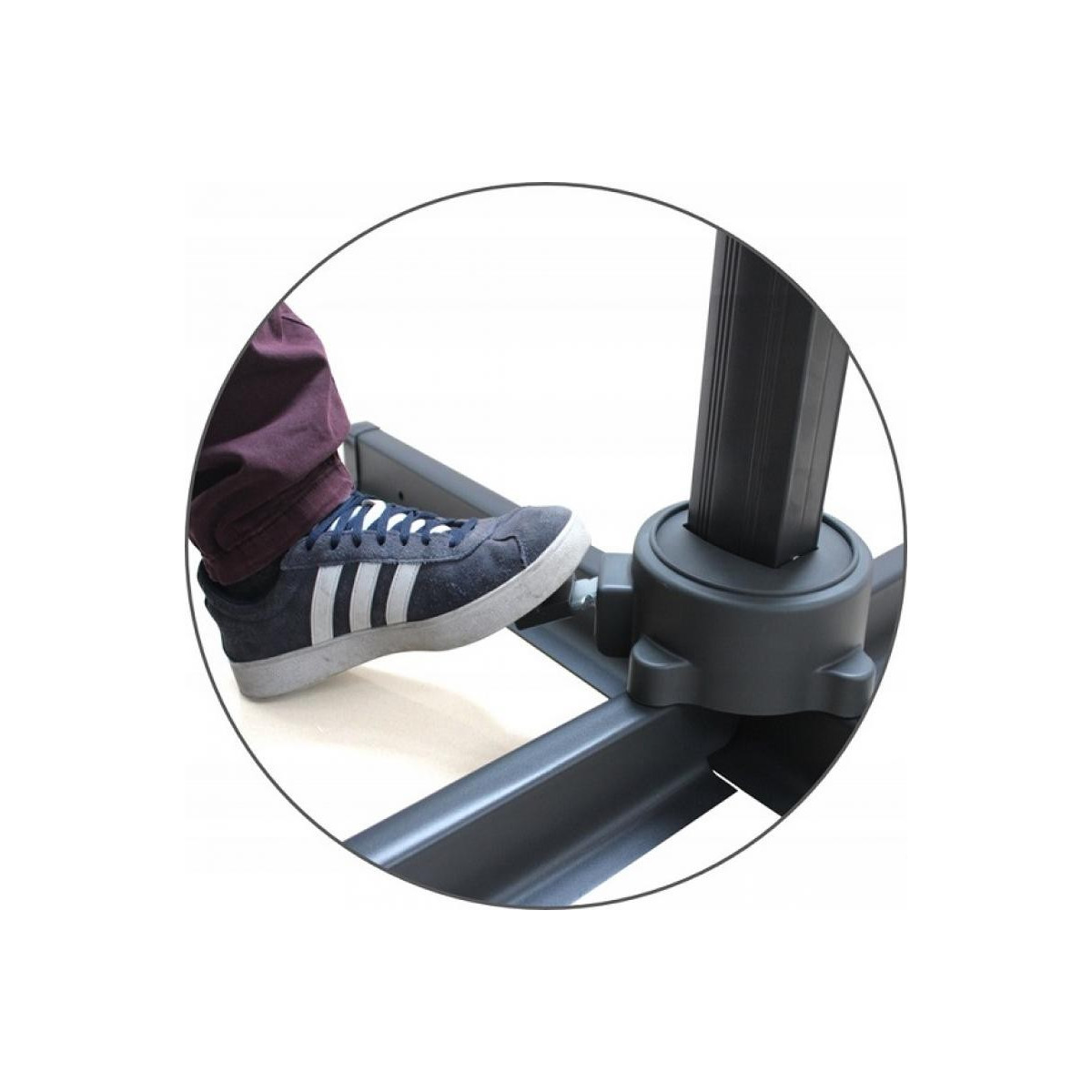 Umbrelă de grădină mare de culoare bej 2,5x2,5 m