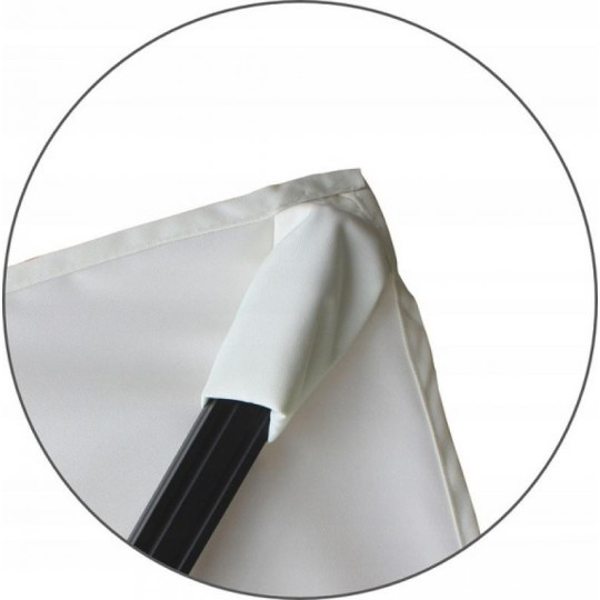 Umbrelă de grădină mare de culoare bej 2,5x2,5 m