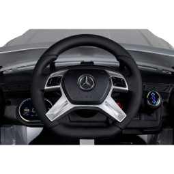 Mașina electrică albă pentru copii Mercedes-Benz ML350