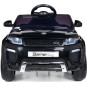 Mașină electrică de copil de calitate, cu comandă, de culoare neagră.